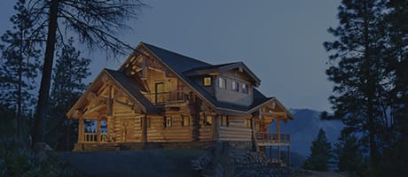 River Bend Log Home Style