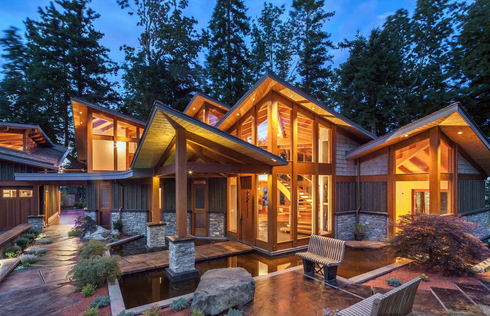 Timber frame home