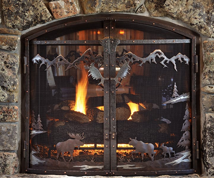Fireplace detail