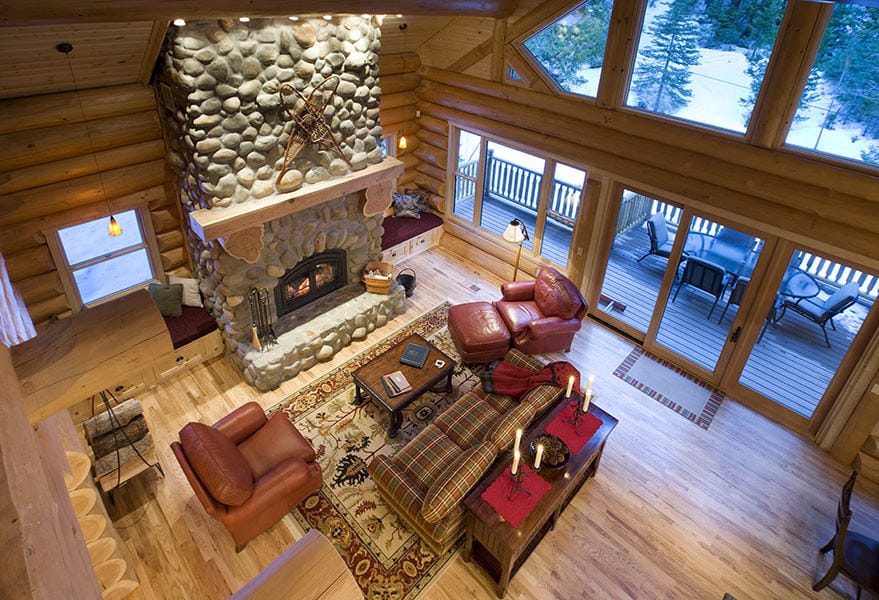 Living room from above