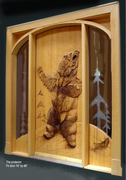 Hand Carved Wooden Doors