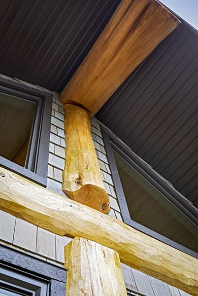 Horne Lake Cabin Exterior