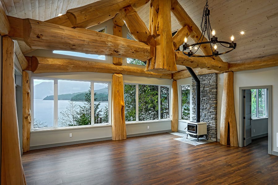 Horne Lake Cabin Interior