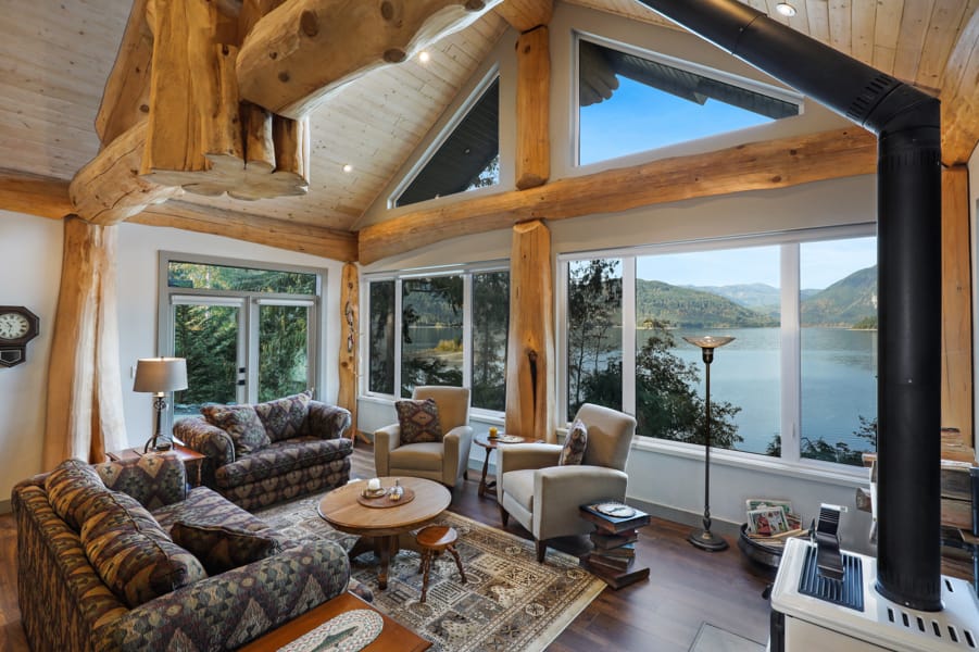 Horne Lake Cabin Interior