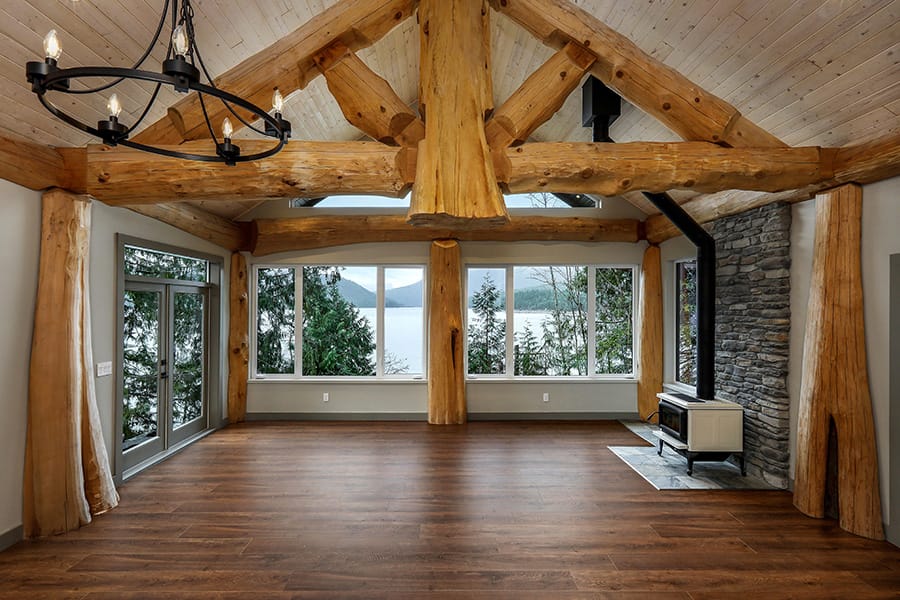 Horne Lake Cabin Interior