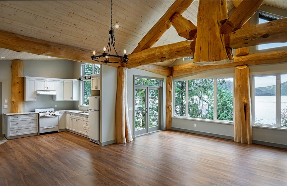 Horne Lake Cabin Interior