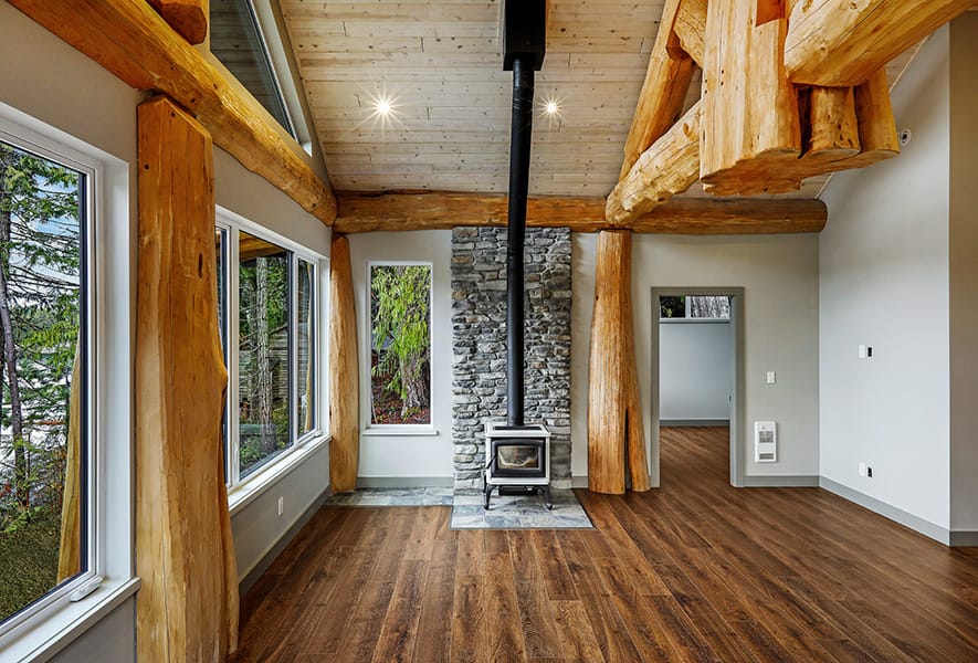 Horne Lake Cabin Interior