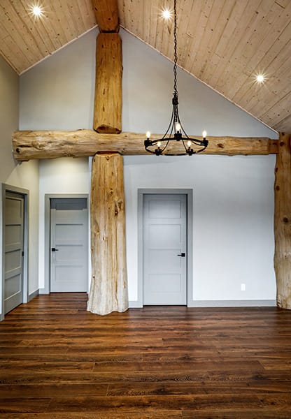 Horne Lake Cabin Interior