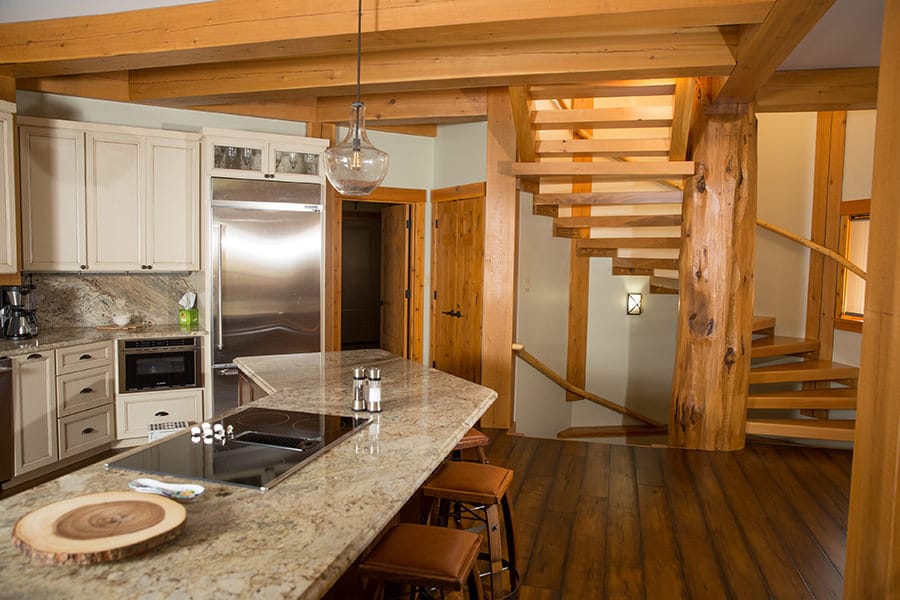 Kitchen and Stairs