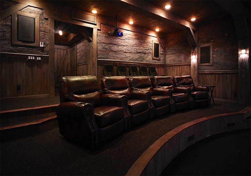 Theater room seating