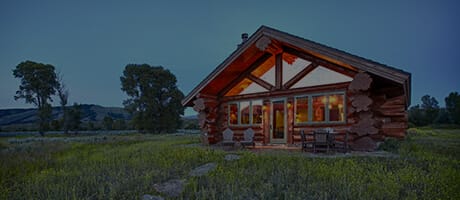 The Owl's Nest Log Home Style
