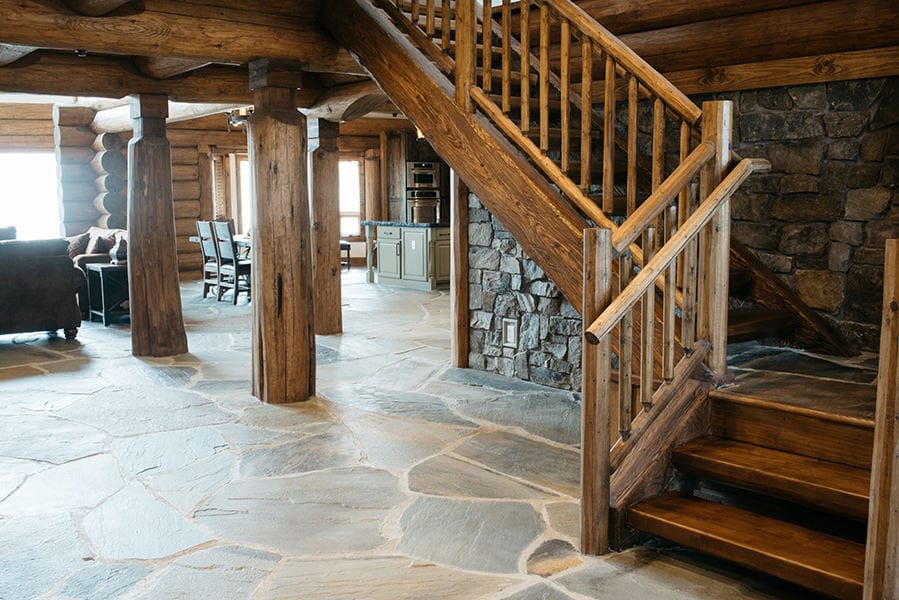 Living Room and Stairway